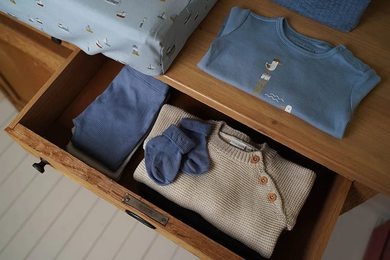 Trousers Rib Blue