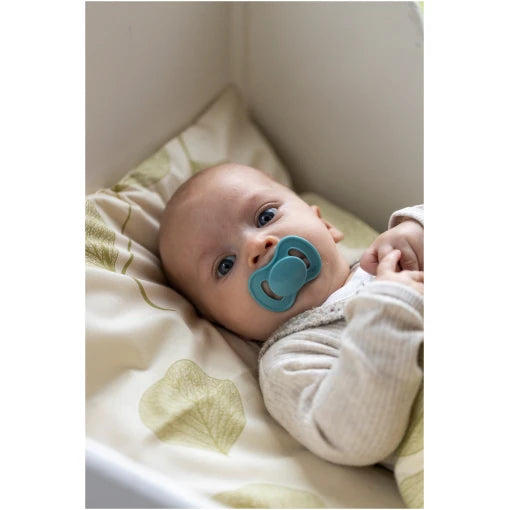 Set of 2 silicone pacifiers Size 2 – Ocean Teal & Dove Blue