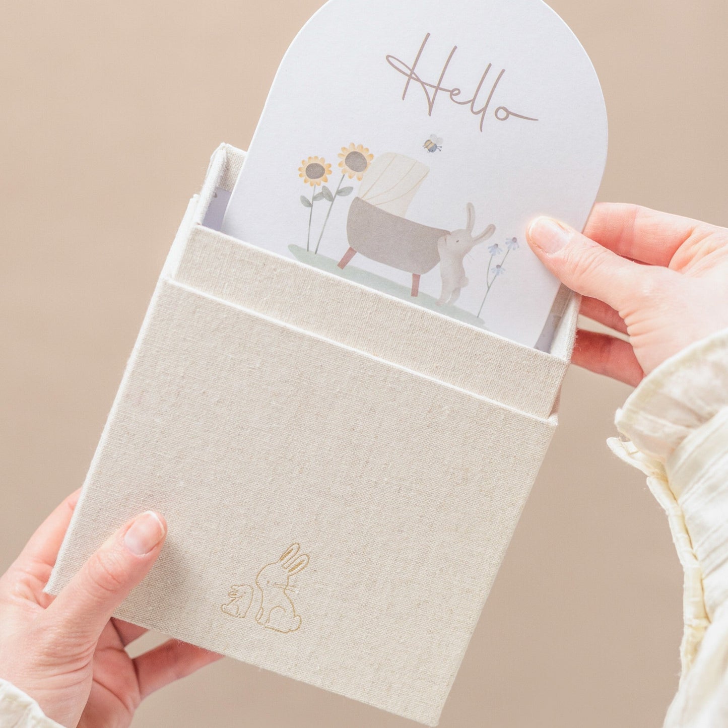 Baby Milestone Cards Baby Bunny