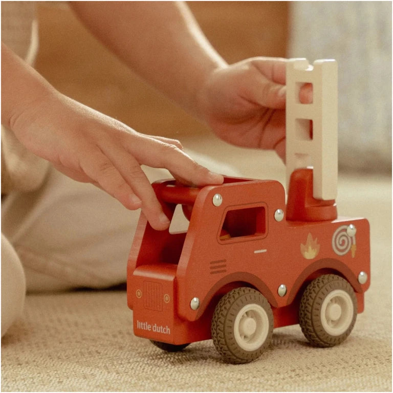 Wooden fire truck