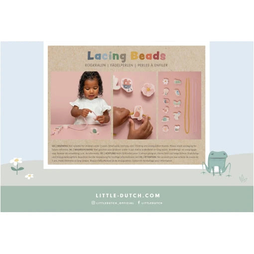 Lacing Beads Flowers & Butterflies