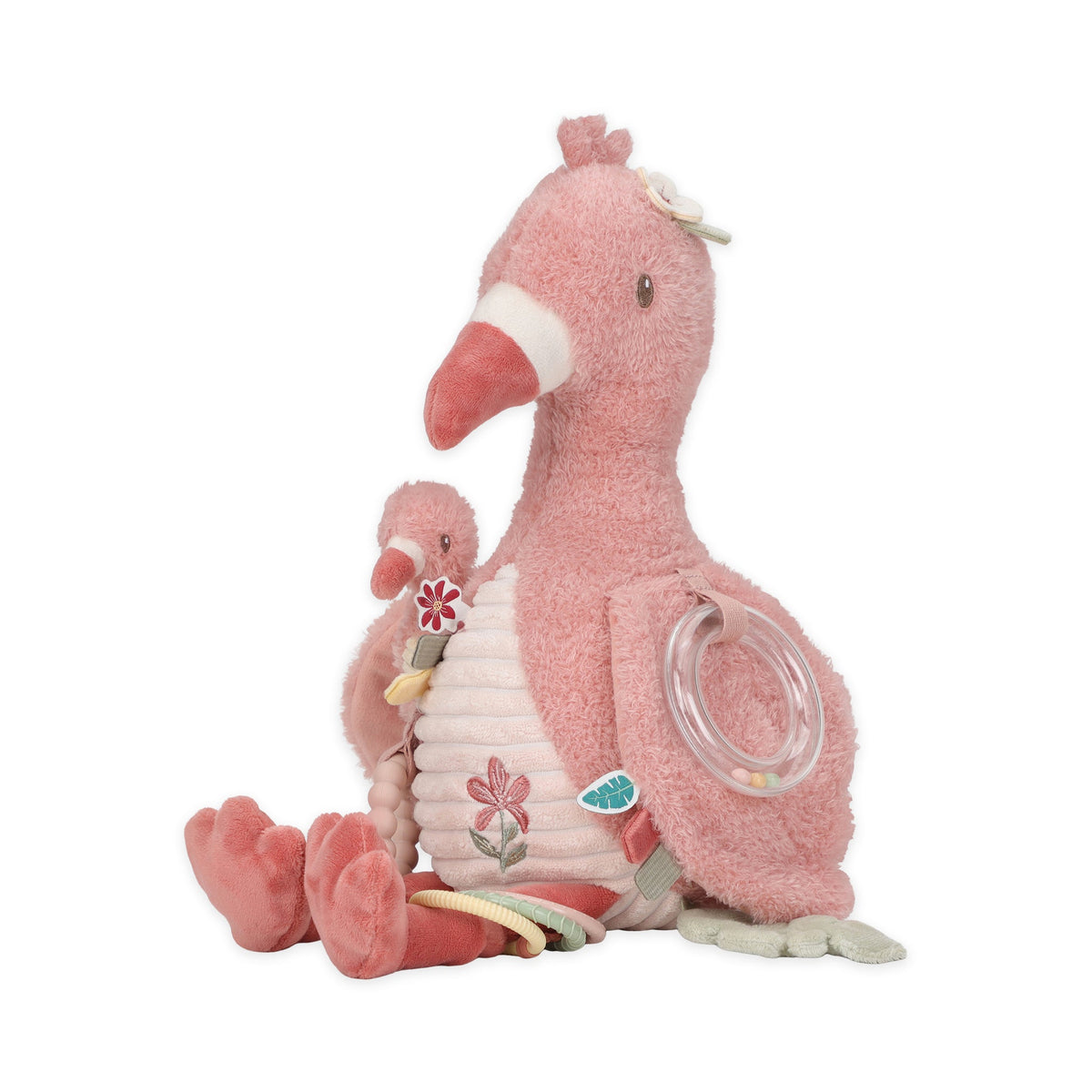 Safari Friends flamingo activity set
