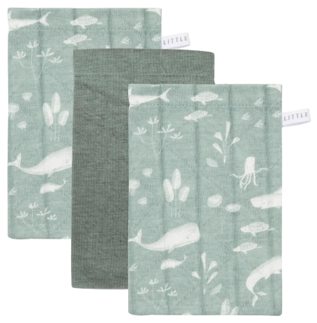 Washcloths set Ocean – Mint