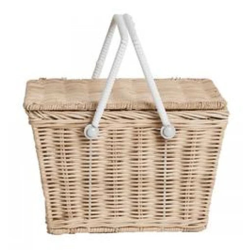 Piki Rattan Basket – Straw