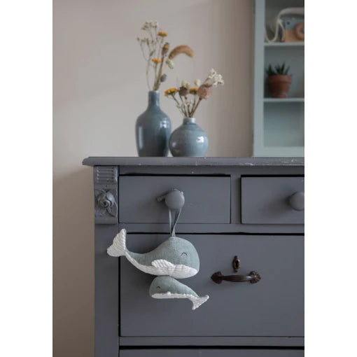 Music box Whale Ocean Pink