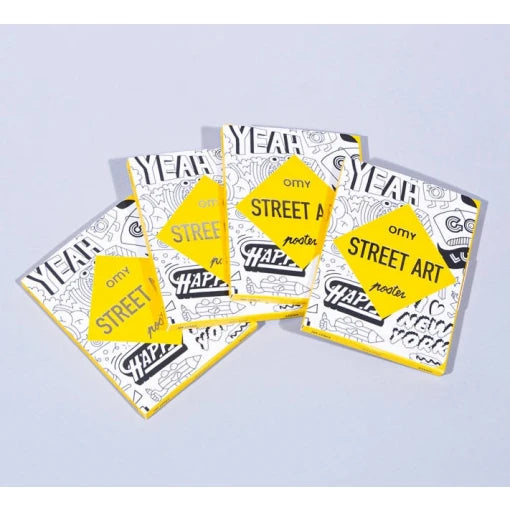 Colouring Poster – Street Art