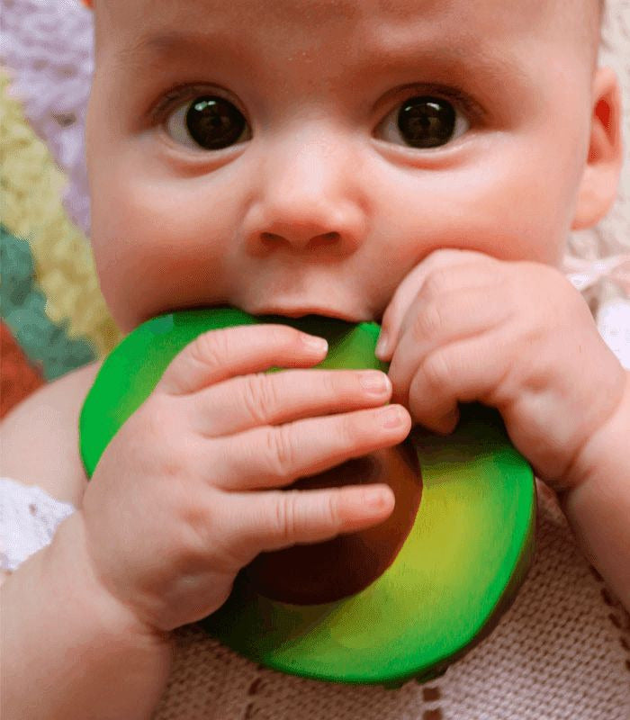 Arnold the Avocardo teething toy
