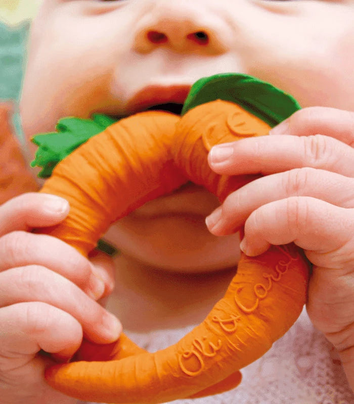 Cathy the Carrot teething toy