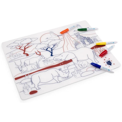 Tabletmat Set – Wildlife African Savanna