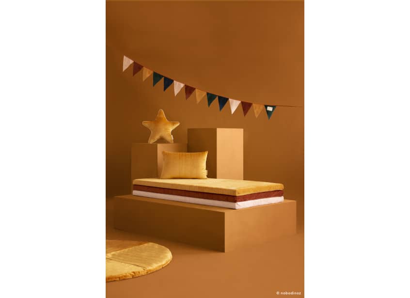 Aristote cushion • velvet farniente yellow