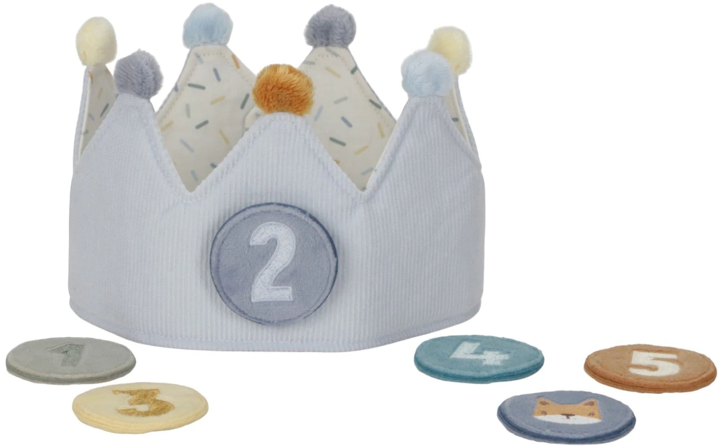 Birthday Crown with Numbers Blue