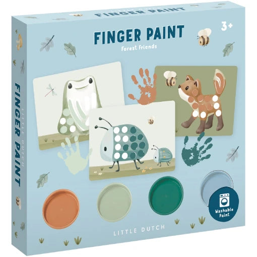 Finger paint forest friends