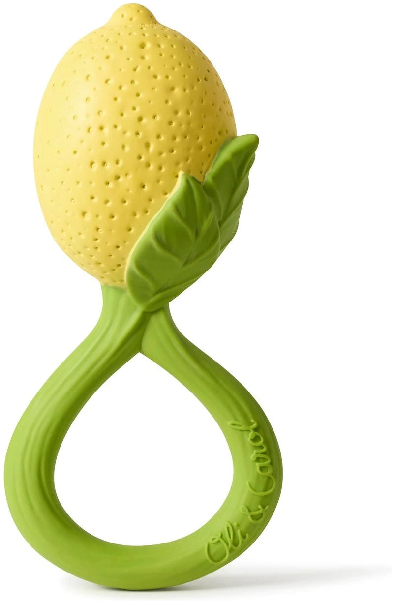 Lemon rattle-teething toy