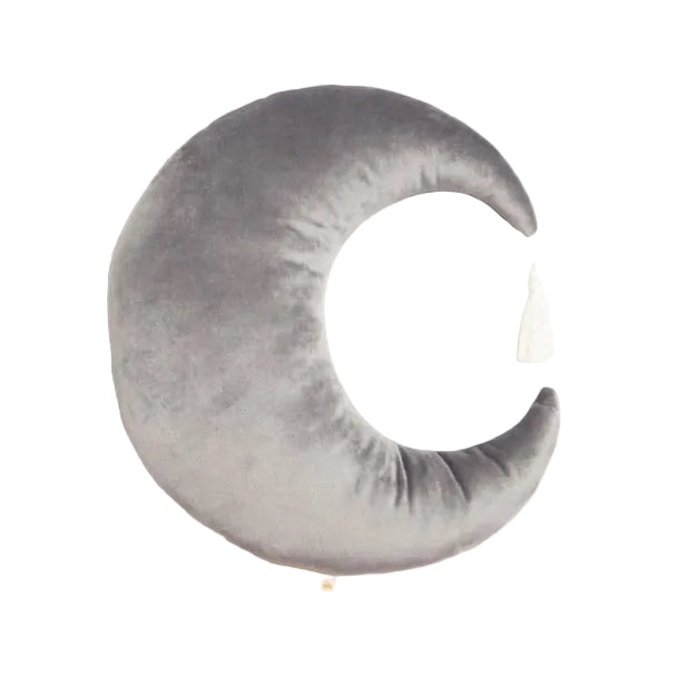 Pierrot cushion • velvet slate grey