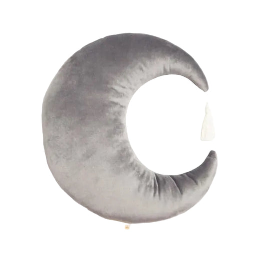 Pierrot cushion • velvet slate grey