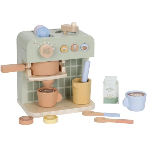 Wooden espresso machine