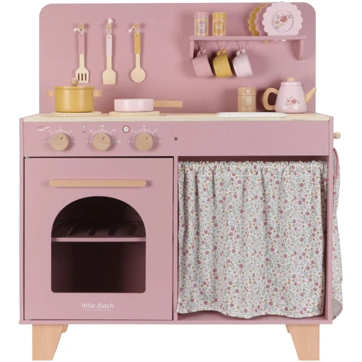 Wooden play kitchen – Pink