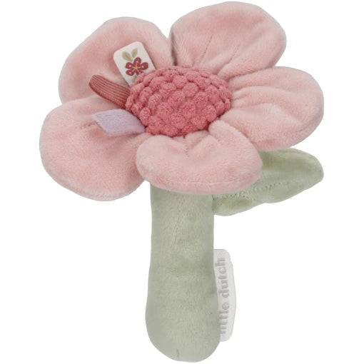 Rattle Toy Pink Flower