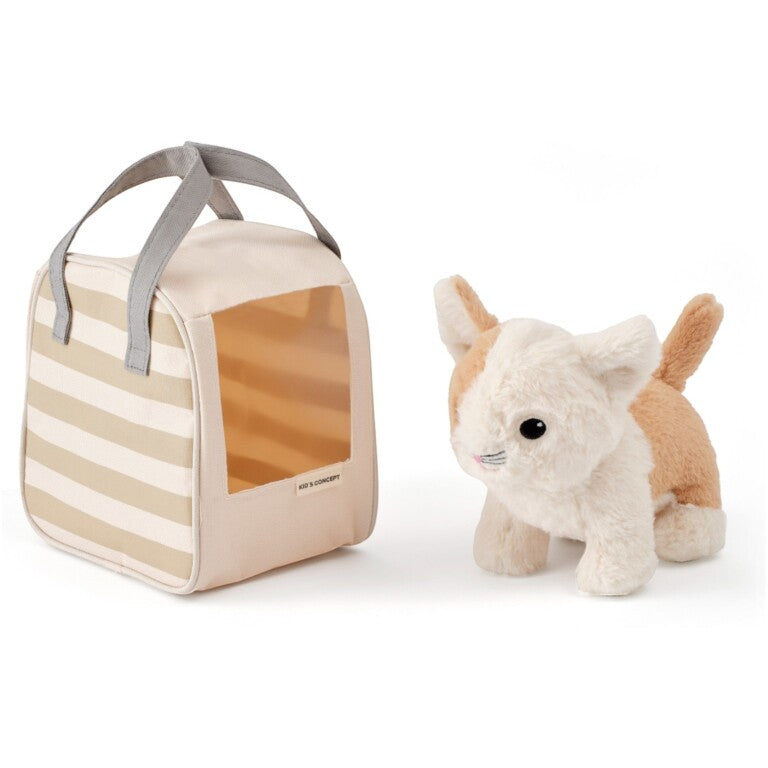 Kitty with carrying bag