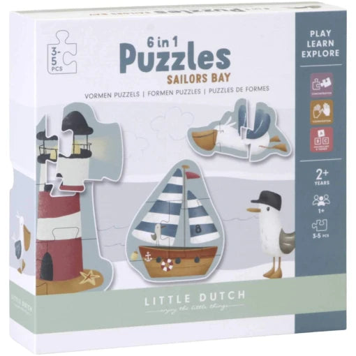 6 in 1 Puzzles Sailors Bay
