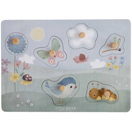 Tactile Puzzle Flowers & Butterflies