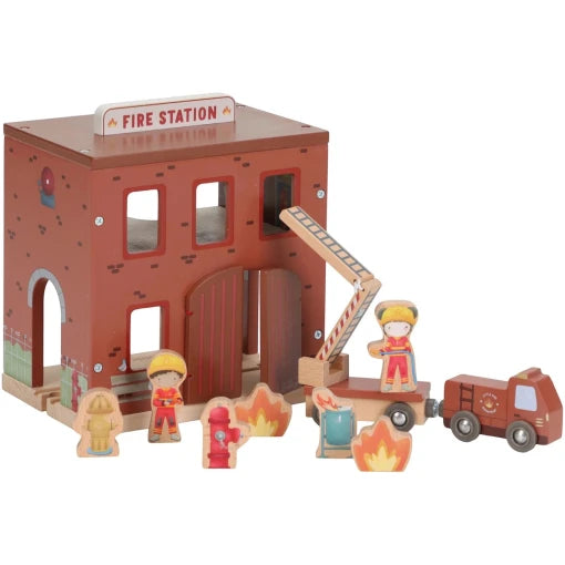 Wooden fire station