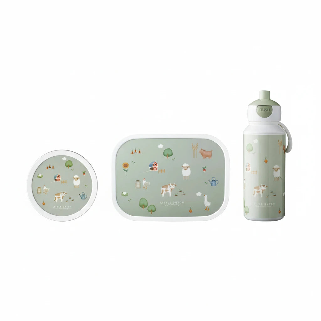 Lunch set Little farm 3 piece