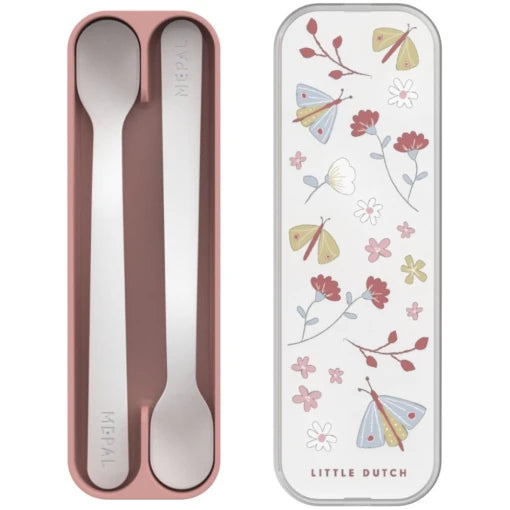 Feeding spoon set of 2 Flowers & Butterflies