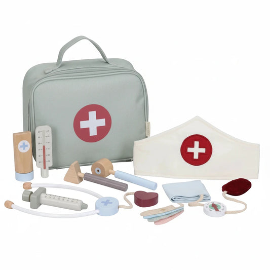 Doctor’s case with wooden tools