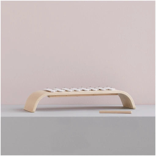 Toy xylophone white
