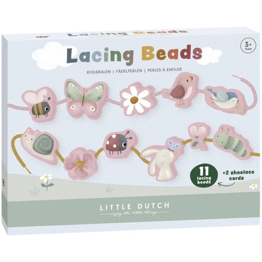 Lacing Beads Flowers & Butterflies