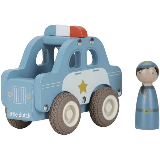 Wooden patrol car