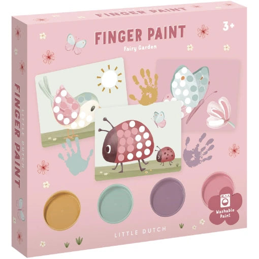 Finger paint Fairy Garden
