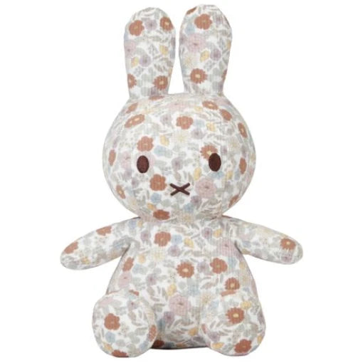 Cuddly toy miffy Vintage Little Flowers all-over 35 cm