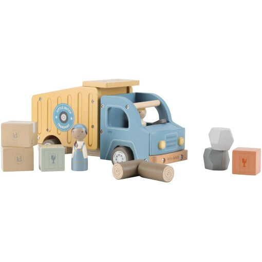 Wooden dump truck