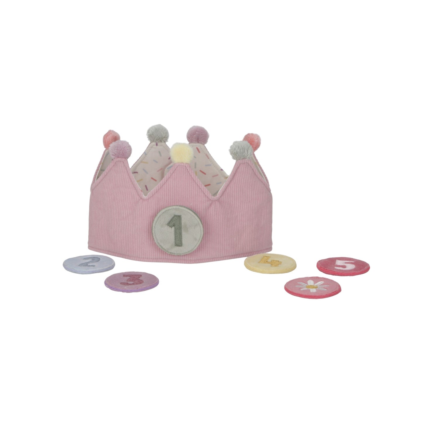 Birthday Crown with Numbers Pink
