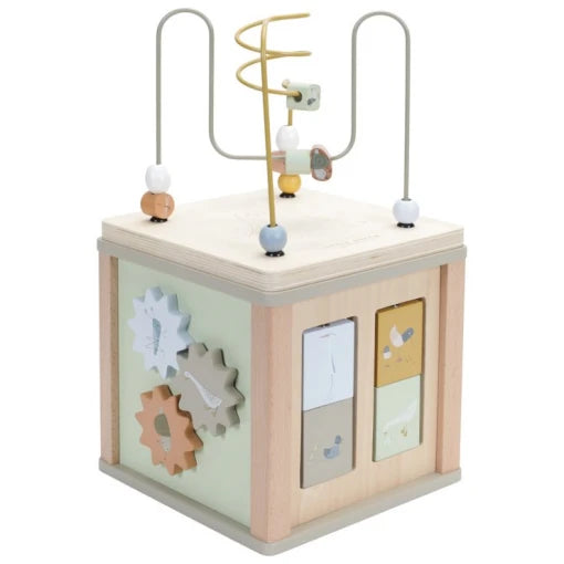 Wooden Activity Cube Little Goose