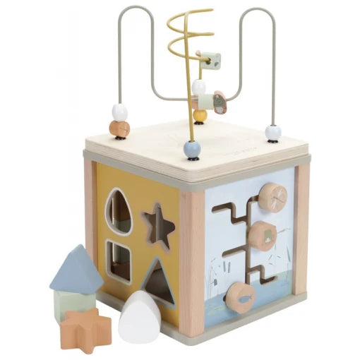 Wooden Activity Cube Little Goose