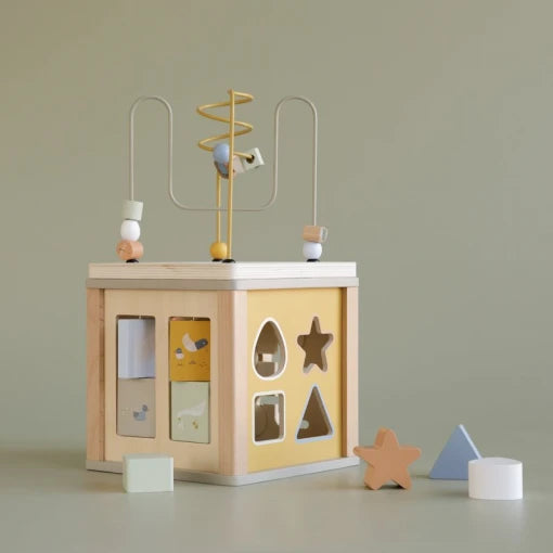 Wooden Activity Cube Little Goose