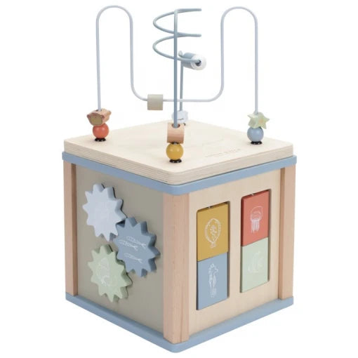 Wooden Activity Cube – Ocean