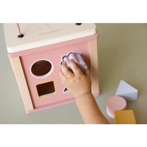 Wooden Activity Cube Wild Flowers
