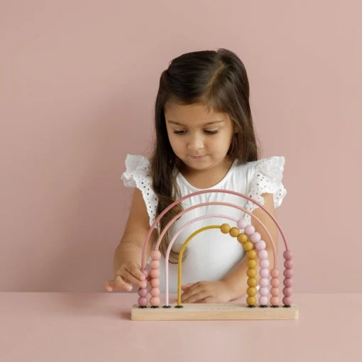 Rainbow Abacus Pink