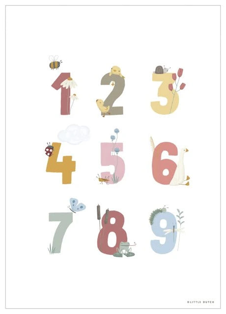 Poster A3 – Little Goose ABC – pink