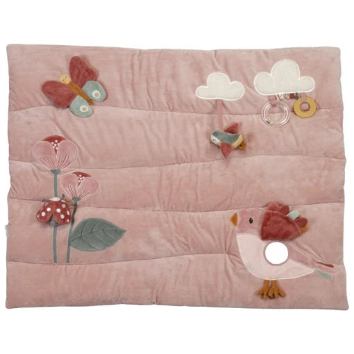 Playpen Mat Flowers & Butterflies