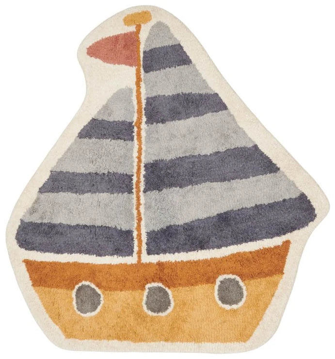 Rug Boat Blue – 105×120 cm