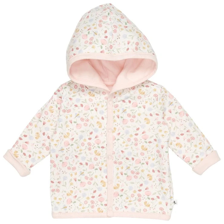 Reversible jacket Flowers & Butterflies/Pink 0-2 mths