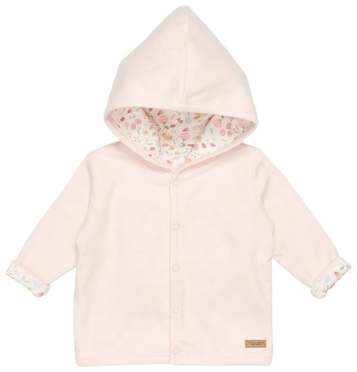 Reversible jacket Flowers & Butterflies/Pink 0-2 mths