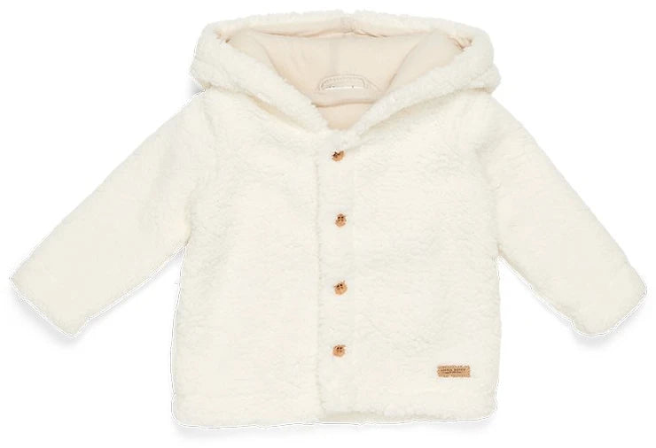 Teddy jacket Little Goose White