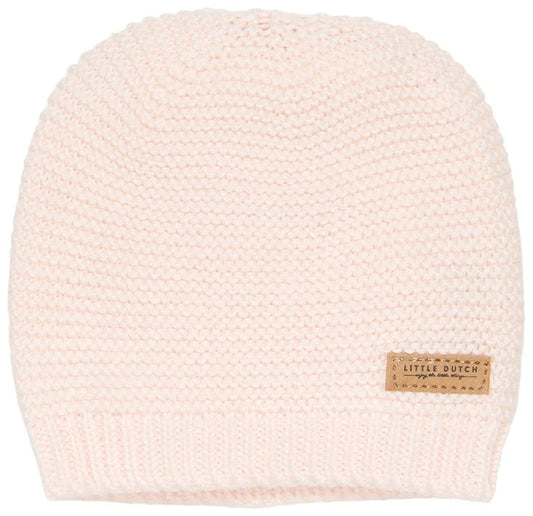Knitted baby cap Pink