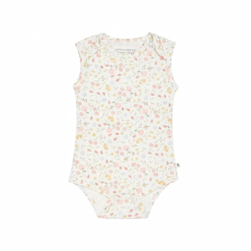 Bodysuit sleeveless Flowers & Butterflies